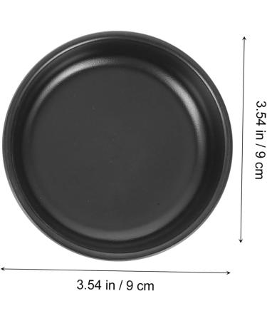 4 pcs Dipping Seasoning Household Tableware Supplies Kitchen Serving Melamine Containers re-usable 9X9X2.4CMx2pcs Blackx2pcs - Buy Online on GoSupps.com