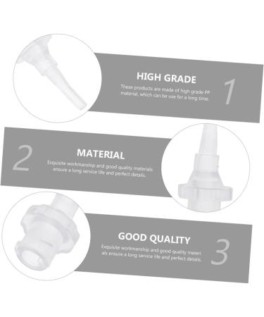 Gogogmee 10pcs Disposable Ear Washer Tips for Ear Cleaning Easy to Use and Store - Buy Online on GoSupps.com
