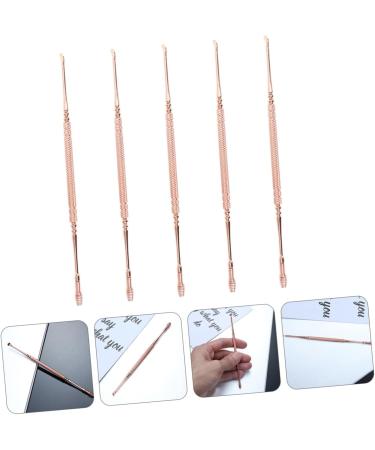 SHERCHPRY 5pcs Earpicks Earpicks Earwax Scoop Ear Cleaning Tool Gentle Ears Sturdy Design for Daily Care - Buy Online on GoSupps.com