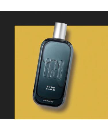 Boticario - Linha Egeo (Bomb Black) - Colonia Masculina 90 Ml - (Egeo (Black Bomb) Collection - Eau de Toilette for Men 3 Fl Oz) - Buy Online on GoSupps.com