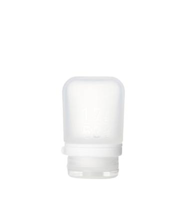 humangear GoToob+ (Small) | Refillable Silicone Travel Bottle | Locking Lid | Food-Safe Material | Clear Small (1.7 fl.oz 53ml) Clear 1.7 Ounces