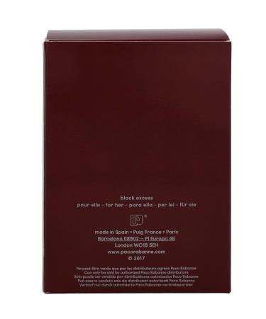 Paco Rabanne Black Xs Fragrance For Women - Floral Woody Musk Fragrance - Notes Of Cranberry Black Violet And Vanilla - Exudes Sophistication - Recommended For Daytime Wear - Edp Spray - 1.7 Oz 1.7 Fl Oz (Pack of 1) - Buy Online on GoSupps.com