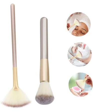 5 sets of make-up powder brush make-up brush cosmetic brush make-up blush make-up powder sponge women corrugated cardboard made of silk-nylon-wool  - Buy Online on GoSupps.com