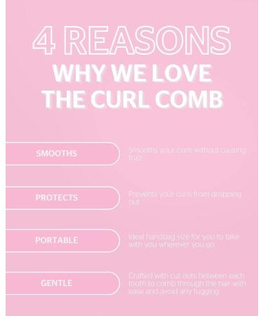 Brushworks Pink Smoothing Curl Comb - Professional Quality - Buy Online on GoSupps.com