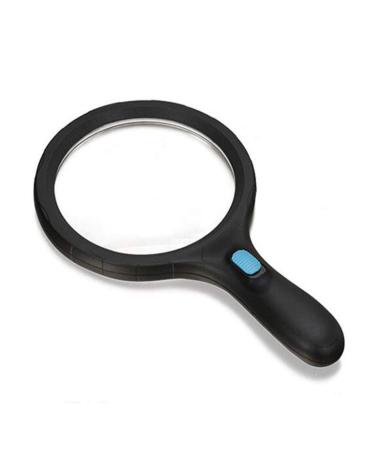Magnifying Glass Led Magnifier 1.8X 5X Illuminated Magnifier Handheld with 12 Led Lights Reading Magnifying Glass Double Glass Lens for Seniors Read Coins Stamps Map