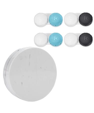 Contact lens container Travel Veager contact lenses Storage with mirror leakage -proof contact lenses set for home travel 5 pieces - Buy Online on GoSupps.com