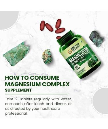 Magnesium Citrate Glycinate Oxide Complex Supplement - 120 Tablets | Supports Sugar Level, Heart Health & Strong Bones for Men & Women - Buy Online on GoSupps.com