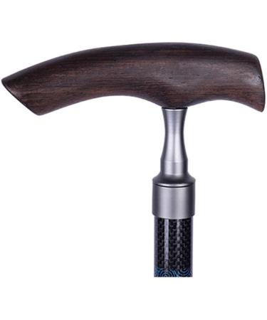 Walking Stick Telescopic Adjustable Crutch Thickening Solid Wood Handle Ultra Light Cane Black Surprise Gift - Buy Online on GoSupps.com