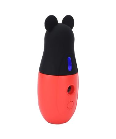 Mini Cool Facial Mister Fashionable Portable Portable Face Mister USB Charging 2W for Moisturize the Skin for Skin Mist Steamer for Women for Girls(Red)