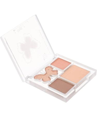 Baluue 2pcs Plastic Eye Shadow Plate Pink Eyeshadow Palette Organiser Eyeshadow Glitter 6.50X6.50X1.00CMx2pcs Multix2pcs - Buy Online on GoSupps.com