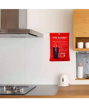 Altfun Fire Blanket 2 Pack (39.3x39.3) | Fiberglass Emergency Survival Suppression Blanket for Home, Kitchen, Camping, Grill, Car, Welding | Fire Guardian Safety Tool - Buy Online on GoSupps.com