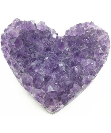 Natural Crystal Rough Balance Rough Uruguay Heart Shaped Amethyst geode Cluster Crystals Stones Natural Crystal Clusters Lucky Stone Crystal 3-5cm - Buy Online on GoSupps.com
