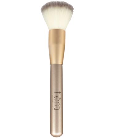 Fi ra Finishing Powder Brush - Custom Facial Brush for Loose Powder - Quick & Easy Application - Lightweight & Easy to Clean - Pairs Perfectly with Fi ra HD Matte Finishing Powder