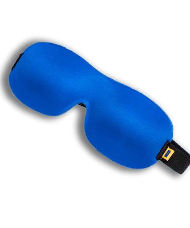 Travel Blue Ultimate Travel Blackout Eye Mask Sleep Eye Mask Elegant Eye Cover Sleeping Mask for Men & Women One Size Blue