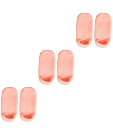 FRCOLOR 3 Pairs Spa Moisture Socks for Women Cracked Heels Guard Foot Lotion Socks Heel Repair Footcare Socks Foot Moisturizing Socks Anti-Crack Socks Yarn Miss Cosmetic