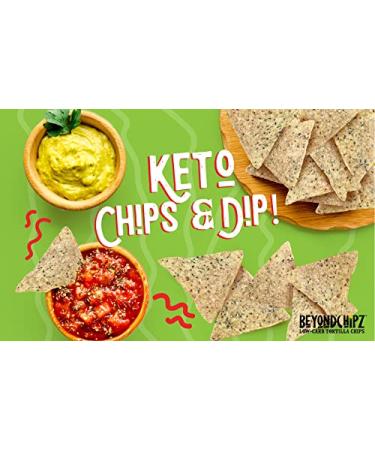 BeyondChipz Keto Tortilla Chips - Low Carb, High Protein, Gluten Free, Grain Free | Ultimate Sampler Pack (4 Pack) 5.3oz Bags - Buy Online on GoSupps.com