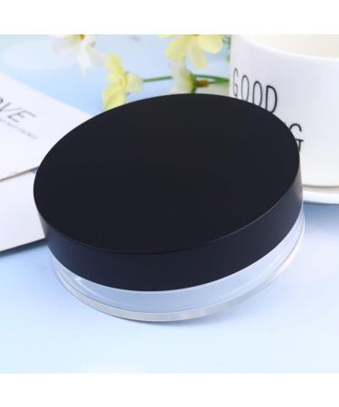 Lurrose Empty Refillable Cosmetic Powder Container Jar 20G Makeup Loose Powder Storage with Transparent Lid & Puff for International Shipping - Buy Online on GoSupps.com