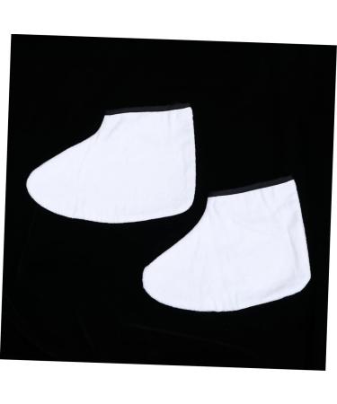 Beavorty 1 Pair paraffin foot covers paraffin foot liners wax bath booties paraffin feet socks wax foot dip Feet spa cover wax foot wrap spa gloves wax sock white foot bath short boots - Buy Online on GoSupps.com
