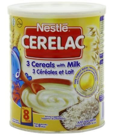 Nestl NESTLE Cerelac 3 Cereal with Milk 400 gram Can (Pack Of 4)