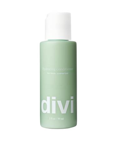 divi Moisturizing Conditioner for Women and Men - Softens Detangles and Strengthens Hair - Nourishing Formula for All Hair Types Including Dry Frizzy and Color-Treated Hair - Travel Size 2 Fl Oz