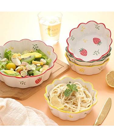 ATHUAH LIUZH Porcelain Bowls for Soup Salad Pasta Rice Cereals Dessert Yogurt Dip Ice Cream Ceramic Tableware Kitchen Tableware (Color : Black-Blue Exorcist1) - Buy Online on GoSupps.com