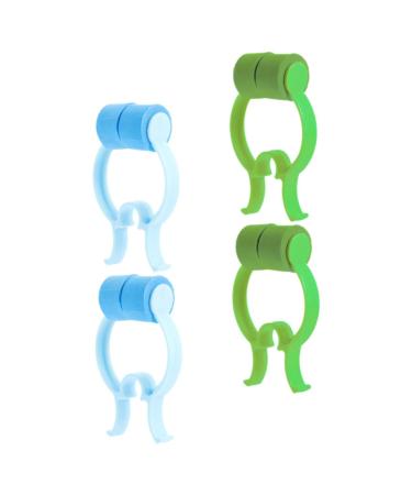 Nose Clip 4pcs Nose Correction Clip Pom Nose Nasal Stopper Clips Nose Bleed Stopper Fixing Nose Stoppers Major Stuffy Nose Breath Accessories Nose Accessory Convenient Nose Plug