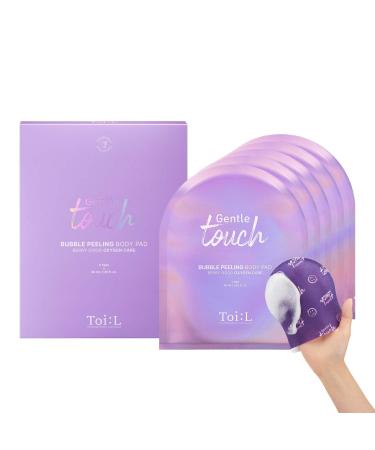 Toi:L Gentle Touch Bubble Peeling Body Pad(5pads)  Body Scrub  Exfoliating Mitt for Body  Exfoliating gloves  washcloth  body loofah  5-berry complex  dense bubble bath  bath shower  kp bump eraser - Buy Online on GoSupps.com
