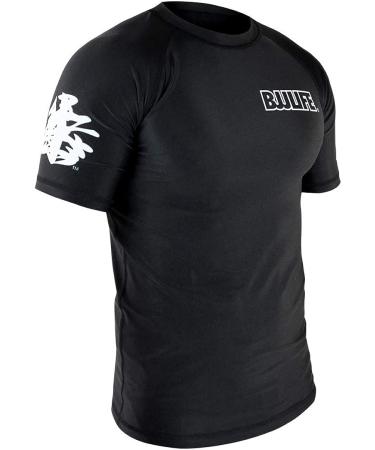 CompLite Ranked Rash Guard | Short Sleeve | No GI BJJ MMA Training | Black | Large - Buy Online on GoSupps.com