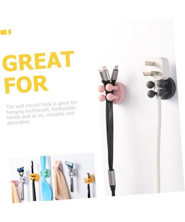 Alipis Silicone Hook - 24 Razor Hook Hat Holders & Toothbrush Storage Solutions | Bathroom & Household Hooks - Buy Online on GoSupps.com