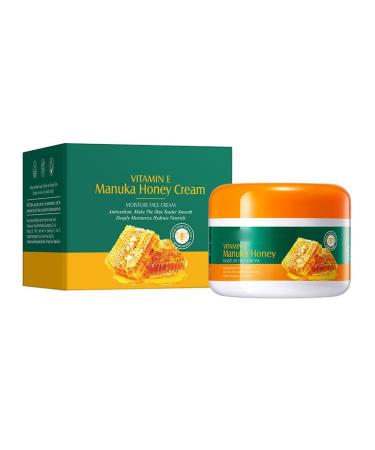 ChongTai 1PC Vitamin E Manuka Honey Cream Multi Effect Moisturizing Cream Soothing Moisturizing Nourishing Facial Cream 100g/3.53 Oz