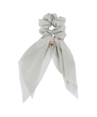 Green Hair Ties Hair Ribbons for Women Hair Ribbons for Girls Green Scrunchies Hair Bands for Women's Hair Scrunchies for Girls Long Hair Ring Cloth Hair Tie Bow Tie Ponytail Miss