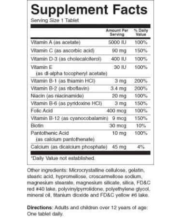 Therems Multiple Vitamin 130 Tabs - Essential Daily Nutrient Supplement - Buy Online on GoSupps.com