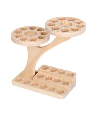 Wooden Essential Oil Storage Box Holds 34 Bottle (Fits 5-15ml) - Aromatherapy Organizer- Keep Your Oil Safe & Space Saver