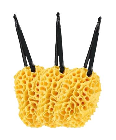 Beavorty 3pcs Honeycomb Bath Ball Natural Bath Sponges Exfoliating Scrub Pouf Sponges for Cleaning Sponge Skin Honeycomb Bathing Sponge Loofah Hydrophilic Polyurethane Shower Head