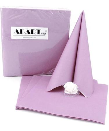 50 APARTina Fabric-Like Airlaid Napkins - Pastel Purple 33x33 cm | Premium Quality for International Shipping - Buy Online on GoSupps.com