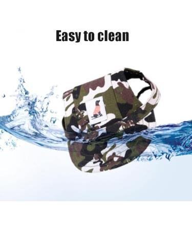 Adjustable Dog Sun Hat - Baseball Cap with Ear Holes & Chin Guard for Ultimate Protection - Buy Online on GoSupps.com