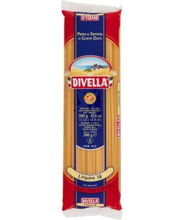  Italian Gourmet E.R. Divella Linguine No. 14 Pack of 10 durum wheat semolina pasta 500g + Italian Gourmet Polpa di Pomodoro 400g - Buy Online on GoSupps.com