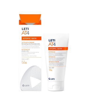 LETI AT4 Intensive Cream - Acute Relief for Eczema & Skin Irritation | Moisturizing Treatment for Extremely Dry Skin - 100ml - Buy Online on GoSupps.com