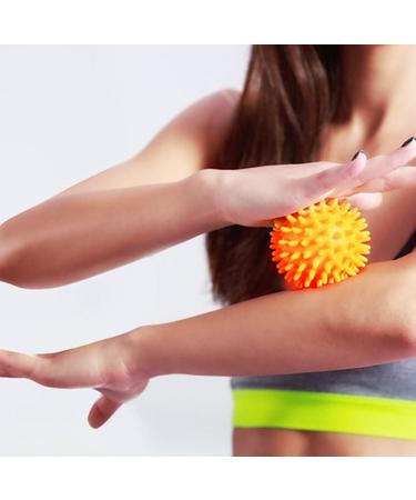 Quupy Massage Balls with Knobs Deep Tissue Muscle Relief Pain Alleviation for Plantar Fasciitis & Back Pain (7.5 cm Random Colors) - Buy Online on GoSupps.com