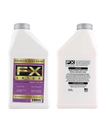 Liquid Latex Fashions | Ammonia-Free Natural Face Paint for Kids & Adults | Fluorescent Violet 16 oz | Perfect for Art School Plays Cosplays & Concerts - Buy Online on GoSupps.com