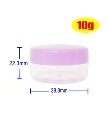 Greatforu 30pcs 10g ProbeShn Nail Art 10ml Empty Cosmetic Containers - Ideal for Lip Balm Creams Ointments & Powders - International Shipping Available - Buy Online on GoSupps.com
