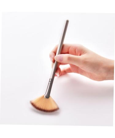 DOITOOL Ladies Suits Highlighter Makeup Brush Cosmetics Brush Makeup Lip Gloss Kits Blush Makeup Brush Makeup Fan Powder Brush Face Fan Miss Sector Wooden Handle Bamboo - Buy Online on GoSupps.com