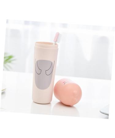 TOVINANNA Portable Toothbrush Case - 2 Piece Toothbrush Container for Travel | Travel Accessories - Buy Online on GoSupps.com