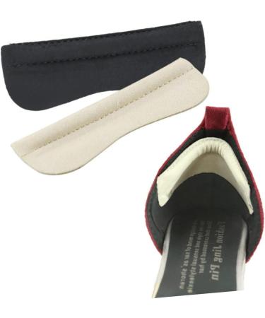 Mobestech 4 Pairs Beige Heel Cushion Pads - Anti-Wear Shoe Stickers for Men & Women - Comfort & Support - Buy Online on GoSupps.com