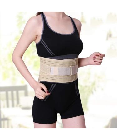 Self-Warming Magnetic Waist Protection Belts for Men & Women | Steel Plate Lumbar Support | Beige Waist & Abdominal Support for Healthcare - Buy Online on GoSupps.com