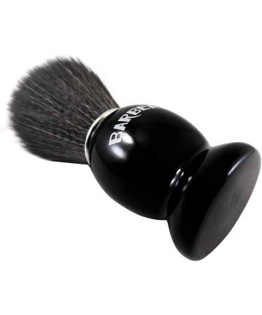 Barbero Luxury Wooden Shaving Brush No 01 Black - Premium Shaving Tool for Men | International Shipping Available - Buy Online on GoSupps.com