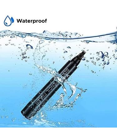 HWU Beard Pencil Filler for Men - Long Lasting Natural Finish Beard & Moustache Dye Kit in Black - Buy Online on GoSupps.com