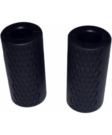 YUHQC Weight Bar Grips - Standard Barbell/Dumbell Thick Bar Training Adapter for Weightlifting & Cable Attachments - Fitness Rope Grips for Arm & Forearm Strength - Black - Buy Online on GoSupps.com