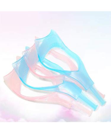Lurrose 3Pcs 3-in-1 Eyelash Tools Set | Mascara Shield Applicator Guide & Comb | Perfect Cosmetic Tool for Women & Girls - Random Colors | International Shipping Available - Buy Online on GoSupps.com