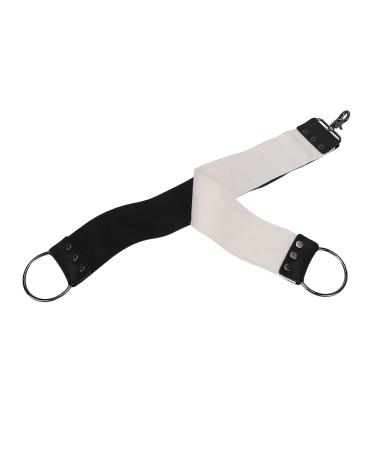 Buy Straight Razor Strop Wetzriemen - Double Layer Barber Blade Sharpening Straps in Black & White | Premium Quality - Buy Online on GoSupps.com